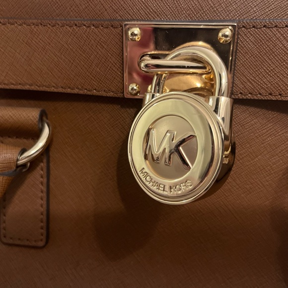 Michael Kors Hamilton Leather Satchel - Picture 5 of 8
